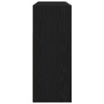 vidaXL Komoda Čierny dub Inžinierske drevo 116 x 30 x 75 cm – Obrázok 7