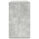 vidaXL Betónovo šedá konzola Betónovo šedá Inžinierske drevo – Obrázok 7