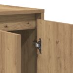 vidaXL Dubová bočná skrinka Majstrovská dubová Drevená kompozícia – Obrázok 10