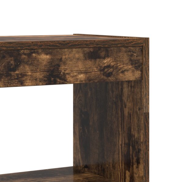 3333928_8.jpg vidaXL Hnedá knižnica Hnedá Drevotrieska 100 x 30 x 198 cm – Obrázok 8