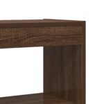 vidaXL Knižnica Hnedý dub Inžinierske drevo 100 x 30 x 198 cm – Obrázok 8