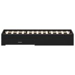 vidaXL Rám postele so zásuvkami Čierny dub Kompozitné drevo 160 x 200 cm – Obrázok 7