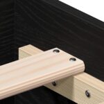 vidaXL Rám postele so zásuvkami Čierny dub Kompozitné drevo 160 x 200 cm – Obrázok 9