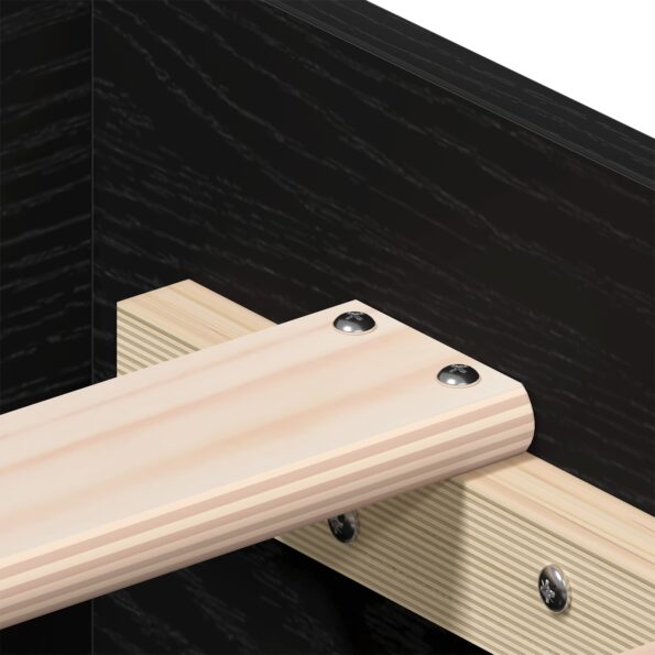 vidaXL Rám postele so zásuvkami Čierny dub Kompozitné drevo 160 x 200 cm – Obrázok 9