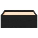 vidaXL Postel čierna dub 100x200 cm inžinierske drevo – Obrázok 6