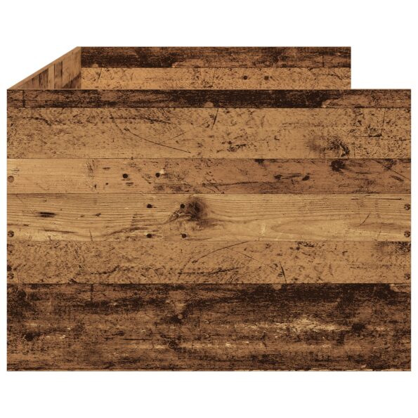 vidaXL Ležadlo Staré drevo Inžinierske drevo 90 x 190 cm Pevné – Obrázok 7