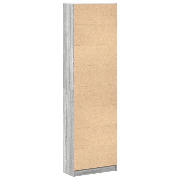 vidaXL Skriňa Sivá sonomová 55x25x189 cm Drevotrieska – Obrázok 8