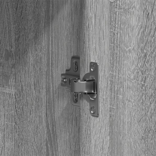 vidaXL Skriňa Sivá sonomová 55x25x189 cm Drevotrieska – Obrázok 9