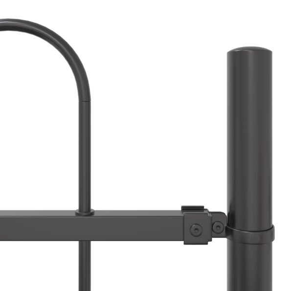 VidaXL Záhradný plot s oblúkovým vrchom, šedý, 13,6 x 0,6 m, oceľ – Obrázok 6