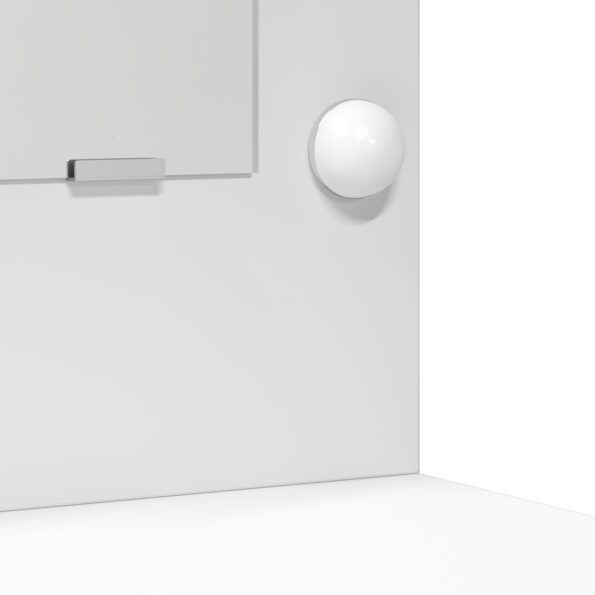 vidaXL 3-dielna súprava toaletného stolíka s LED bieleho kompozitného dreva – Obrázok 8