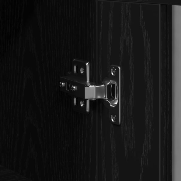 vidaXL Nástenný kabinet Sada 2 Čierny dub Kompozitné drevo – Obrázok 9