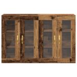 vidaXL Nástenná skrinka Set 2 Hnedá Masívne drevo 139 x 34 x 90 cm – Obrázok 6