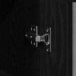 vidaXL Nástenná skriňa Sada 2 Čierny dub Drevo, Sklo 139 x 34 x 90 cm – Obrázok 9