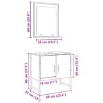 vidaXL 2-dielna súprava kúpeľňového nábytku zo starého dreva – Obrázok 11