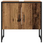 vidaXL 2-dielna súprava kúpeľňového nábytku zo starého dreva – Obrázok 8