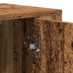 vidaXL Vysoký regál zo starého dreva 80x33x150 cm z kompozitného dreva – Obrázok 11