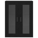 vidaXL Komoda s nástennou skriňou čierny dub, inžinierske drevo – Obrázok 7