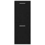 vidaXL 4-dielna sada kúpeľňového nábytku čierny dub inžinierske drevo – Obrázok 8