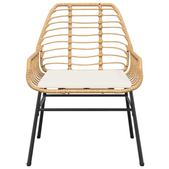 3334556_6.jpg vidaXL 5-dielna záhradná súprava a vankúše hnedá polyratan a sklo – Obrázok 6