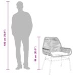 vidaXL 7-dielna záhradná súprava a vankúše polyratan a sklo – Obrázok 11