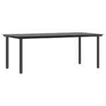 vidaXL 7-dielna záhradná súprava a vankúše polyratan a sklo – Obrázok 5