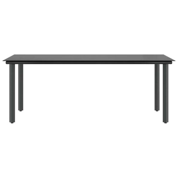 vidaXL 7-dielna záhradná súprava a vankúše polyratan a sklo – Obrázok 7