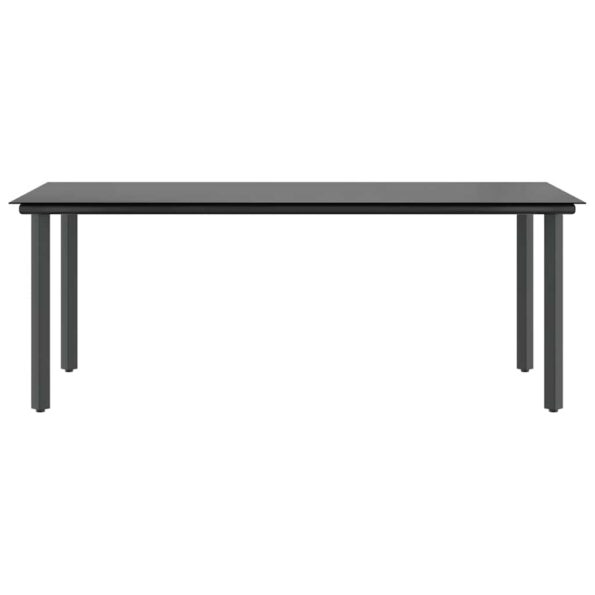 vidaXL 9-dielna záhradná jedálenská súprava+podložky, hnedá, polyratan – Obrázok 5