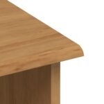 vidaXL Hutch 'ASKIM'Hnedý 91x40x199.5 cm Masívne borovicové drevo – Obrázok 11