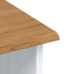 vidaXL Hutch “ASKIM” Biela 91x40x199.5 cm Masívne drevo borovica – Obrázok 11