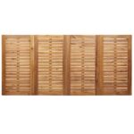 vidaXL 5-dielny záhradný jedálenský set z masívneho teaku – Obrázok 8