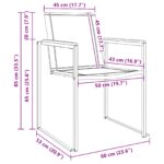 vidaXL 7-dielny záhradný jedálenský set – Obrázok 13