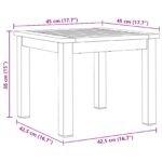 vidaXL jedálenské stoličky 2 ks šedá 60x56x85 cm masívne drevo akácie – Obrázok 13