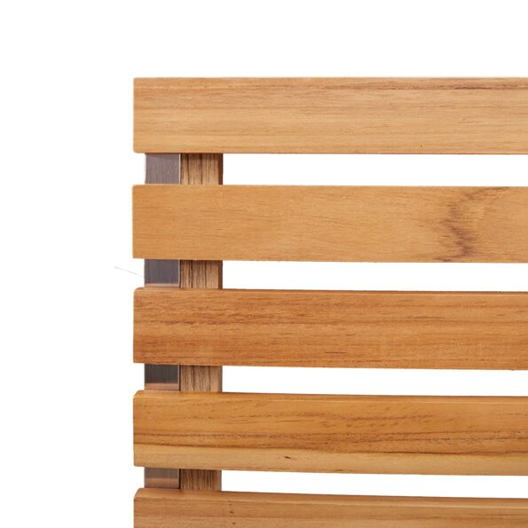 3334845_10.jpg Záhradný jedálenský set vidaXL 3 kusy z masívneho teakového dreva, Záhradné stoličky vidaXL stohovateľné 2 ks z masívneho teakového dreva a ocele – Obrázok 10