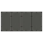 vidaXL Sada 5 Čierna – Obrázok 8