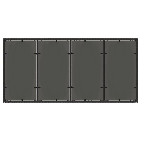 vidaXL Sada 5 Čierna – Obrázok 8