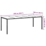 vidaXL 9-dielna záhradná jedálenská súprava s vankúšmi béžová poly ratan – Obrázok 11