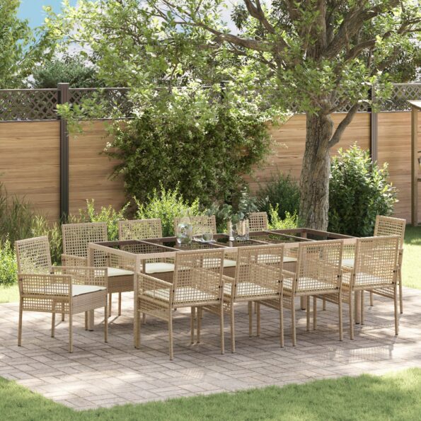 vidaXL Sada 6 Béžová a čierna – Obrázok 4