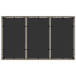 vidaXL 5-dielna záhradná jedálenská súprava s vankúšmi svetlosivej poly ratan – Obrázok 8