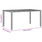 vidaXL 7-dielny záhradný jedálenský set s vankúšmi Béžový Poly ratan – Obrázok 11