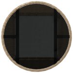 vidaXL 5-dielna záhradná súprava Béžový polyratan – Obrázok 8