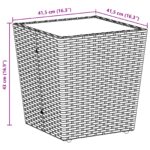 vidaXL 3-dielna bistro súprava do záhrady s vankúšmi béžový poly ratan – Obrázok 11