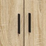 vidaXL Úložný rám postele Sonoma dub 100x200 cm – Obrázok 10