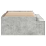 vidaXL Úložný rám postele Betónová šedá 80x200 cm – Obrázok 7