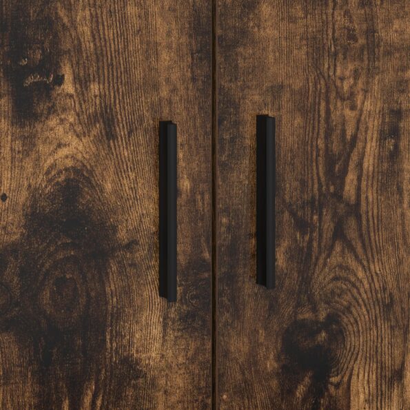 vidaXL Úložný rám postele Dymený dub 80x200 cm – Obrázok 10