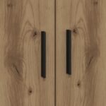 vidaXL Úložný rám postele Artisan dub 80x200 cm – Obrázok 10