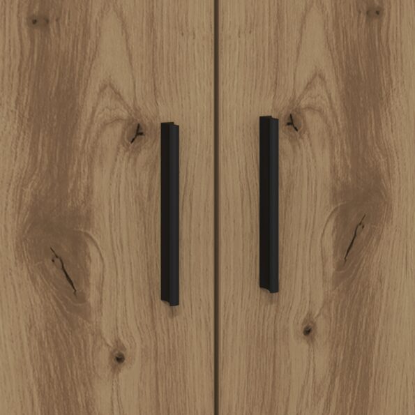 vidaXL Úložný rám postele Artisan dub 80x200 cm – Obrázok 10