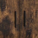 vidaXL Úložný rám postele Dymený dub 75x190 cm – Obrázok 10