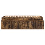 vidaXL Úložný rám postele Dymený dub 75x190 cm – Obrázok 6