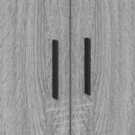 vidaXL Úložný rám postele sivý Sonoma 75x190 cm – Obrázok 10