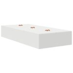 vidaXL Rám postele s úložným prostorem s úložiskom Biela 80 x 200 cm – Obrázok 2